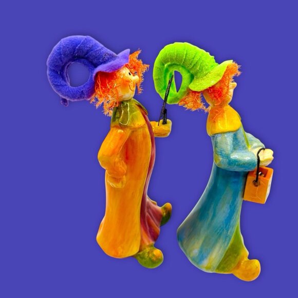 Vintage Ks Collection Holloween Witches. Set Of 2! - Picture 3 of 6